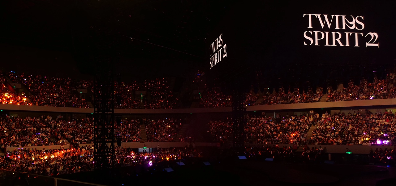 Custom Retractable Dragonfly Lights Shine at TWINS SPIRIT 22 - FENG-YI