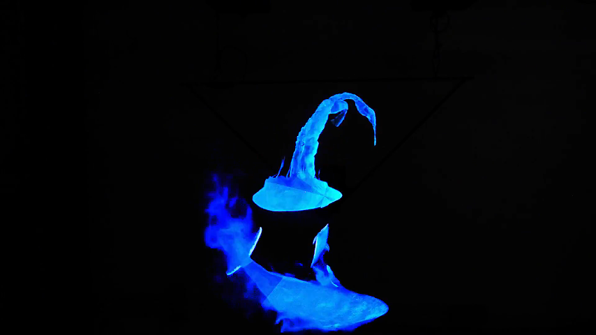 100cm holographic fan effect demonstration