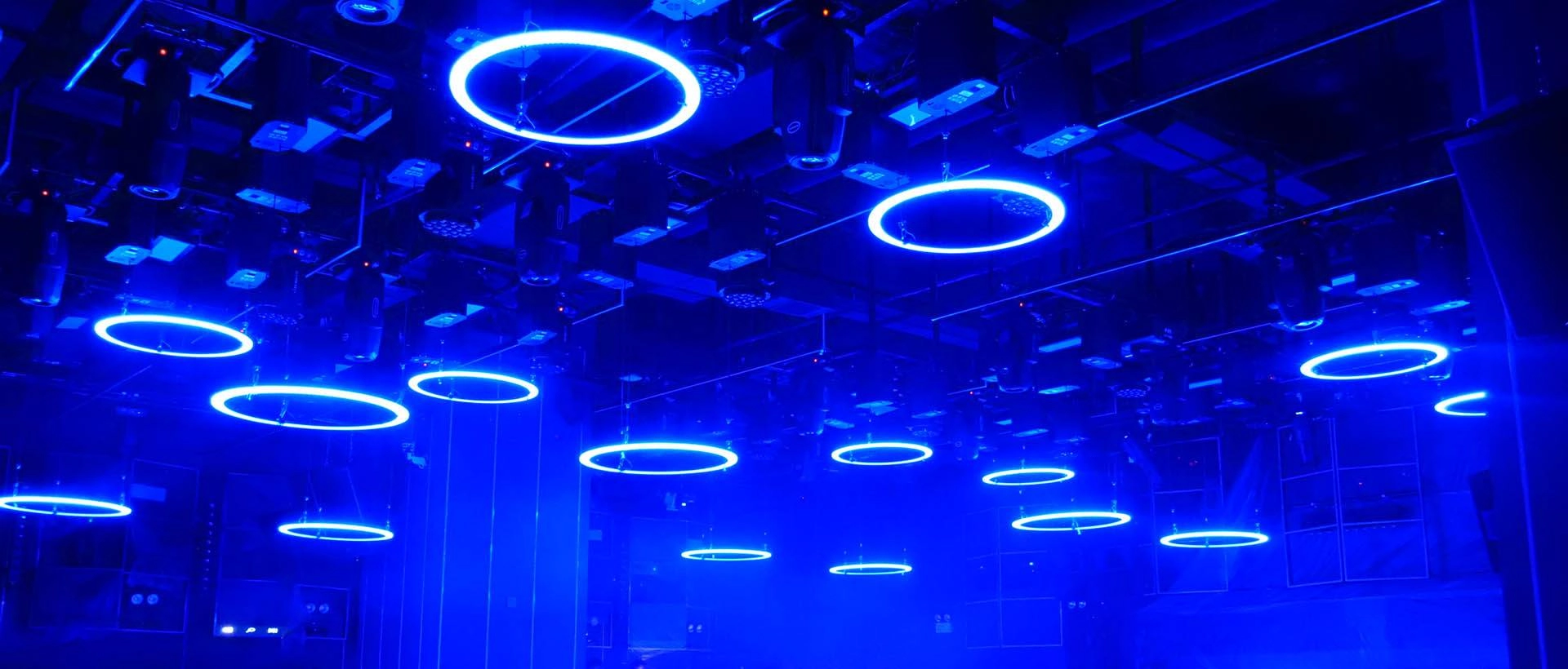 2020 Kinetic LED Ring for club lounge bar project - FENG-YI