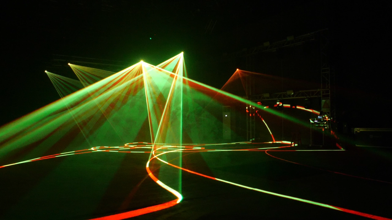 Luz laser cinética (2) - FENG-YI