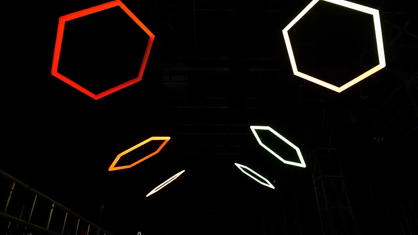 Lampe hexagonale Kinrtic（1） - FENG-YI