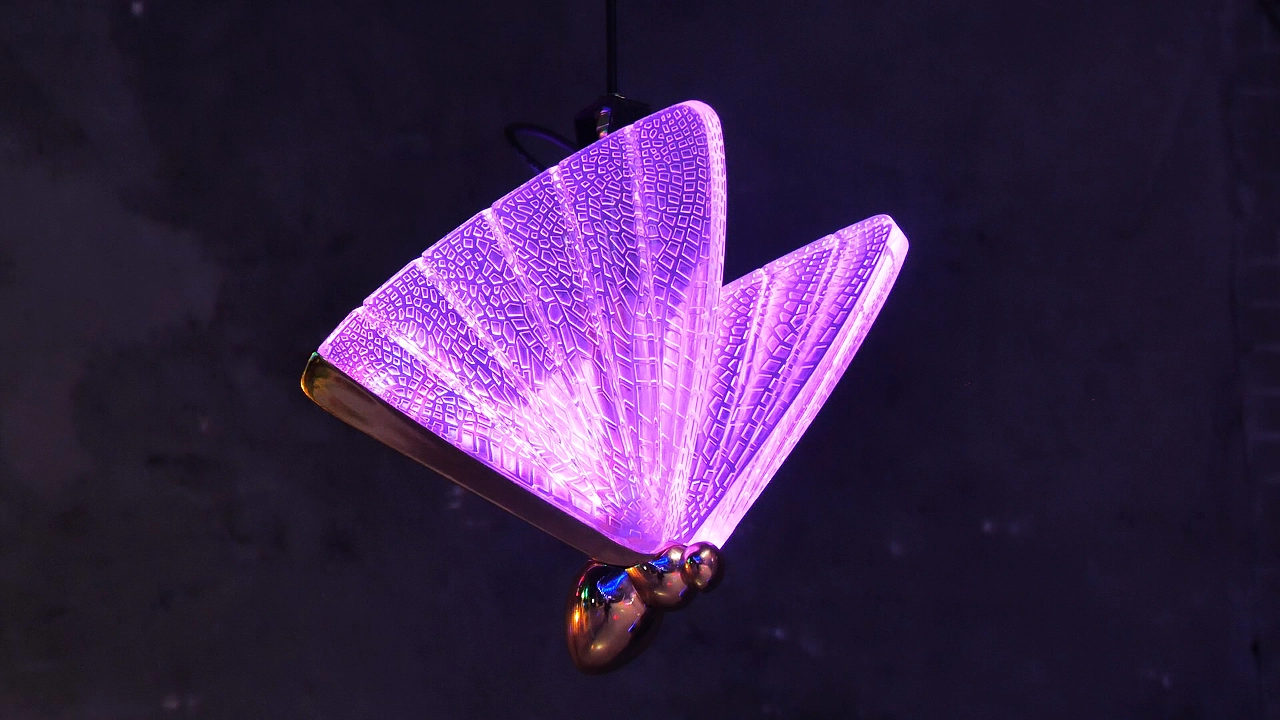 مصباح حركي على شكل فراشة (1) - FENG-YI