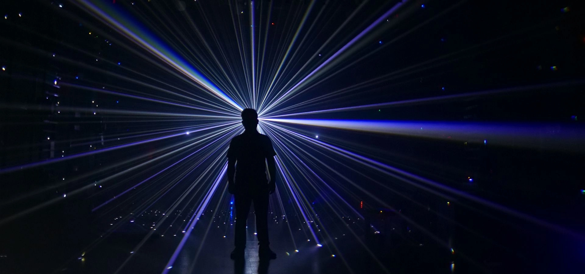 A dreamy scene create by a firefly lighting - FENG-YI