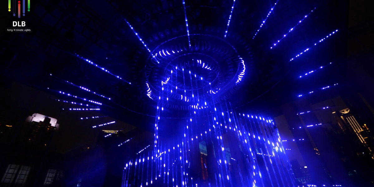 Commercial District Light Shows - FENG-YI