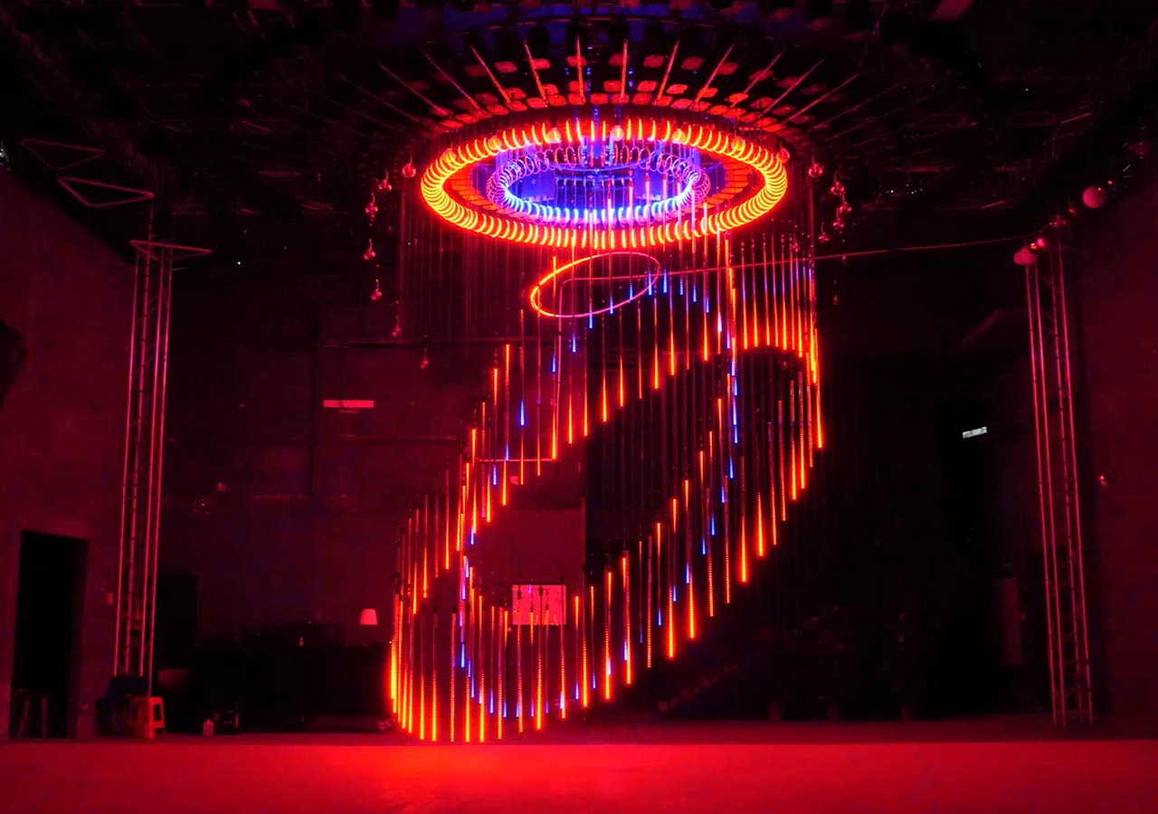 Concept for the lighting display design in the Fengyi Exhibition Hall-01 - FENG-YI