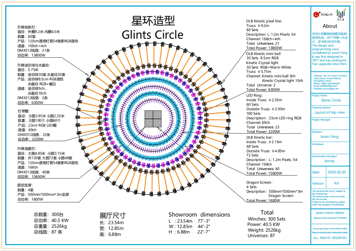 Concept for the lighting display design in the Fengyi Exhibition Hall in 2025 (3) - FENG-YI