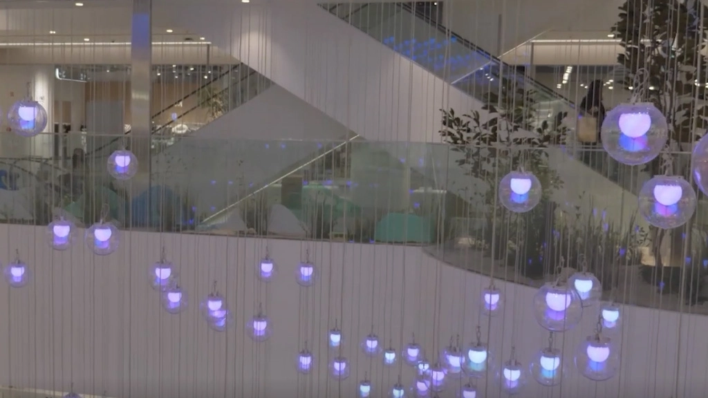 110 Dynamic Ball Smart Spherical Lights Transform S. Korea’s AK Shopping Mall - FENG-YI
