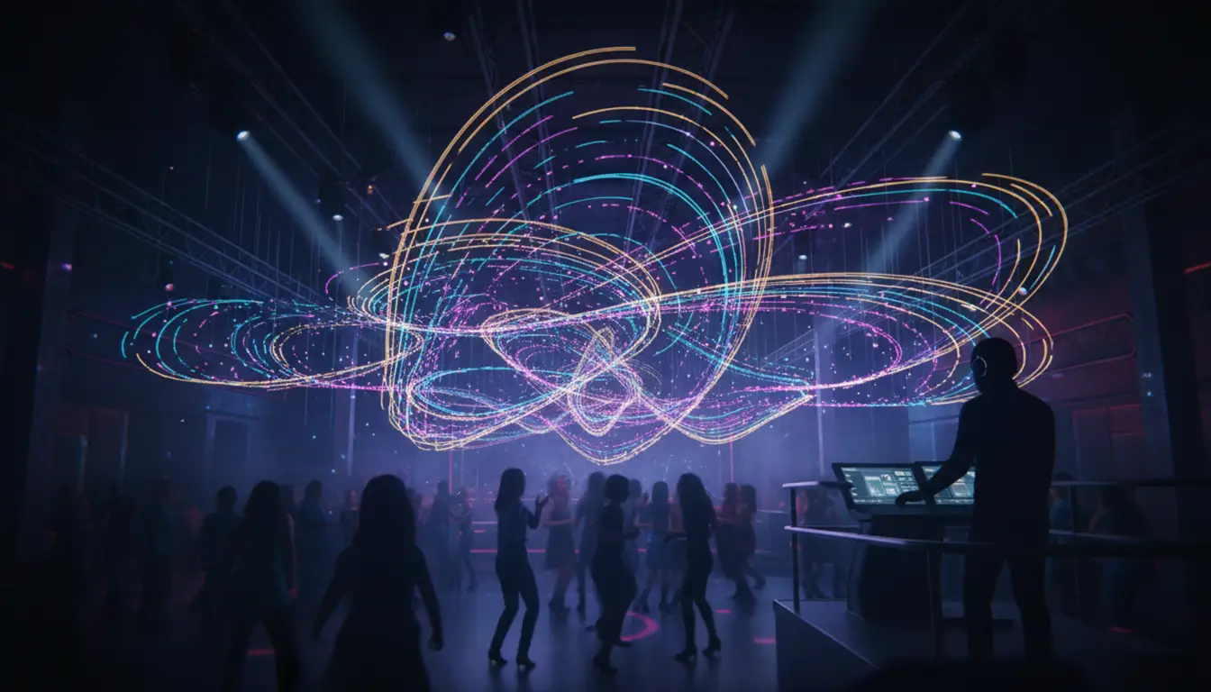 kinetic led lighting​ for nightclub