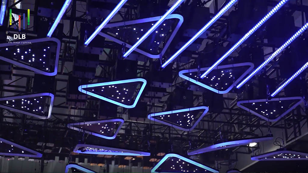 A luminária cinética DLB da Fengyi impressiona na principal exposição de iluminação da Ásia.