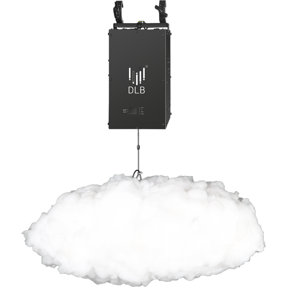 Kinetic Cloud-shaped lamp