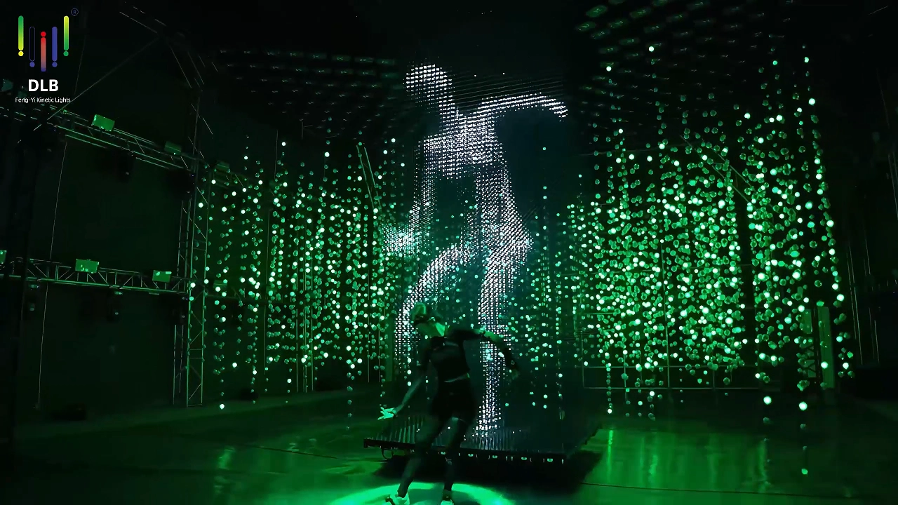 Kinetic Crystal light string(3) - FENG-YI