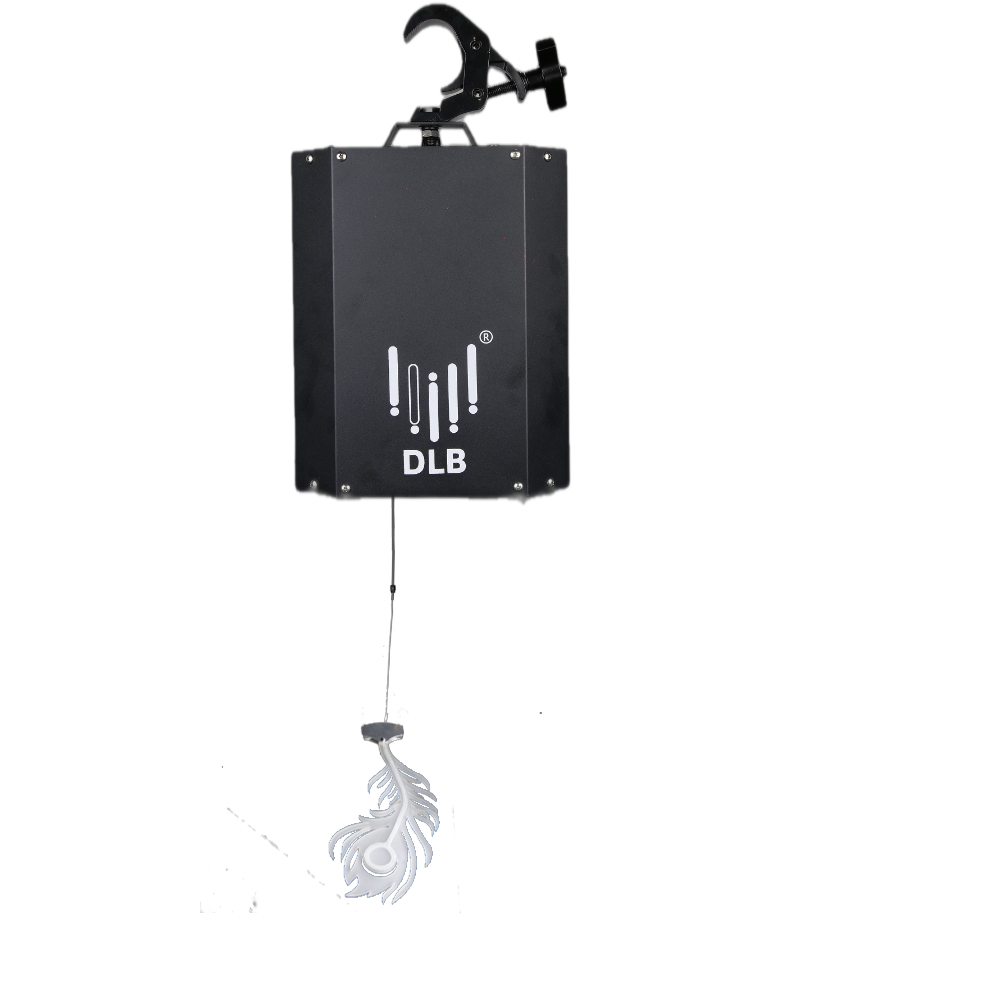 Kinetic Feather Lamp