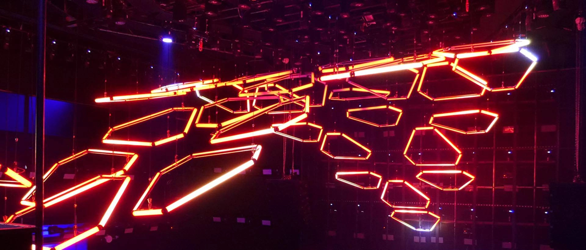 SUPER HOUSE Night club kinetic lighting system Wholesale Kinetic Lighting - FENG-YI