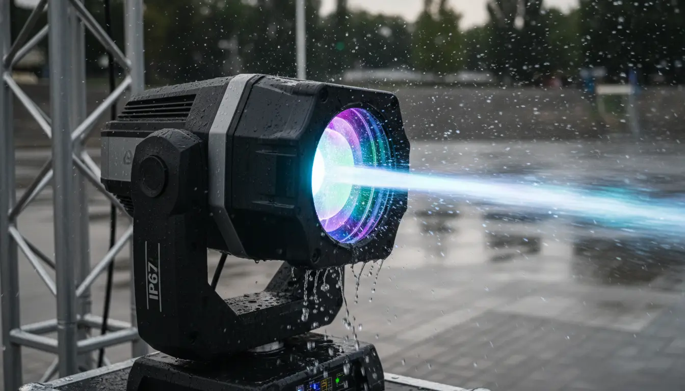 lampu kepala bergerak kalis air