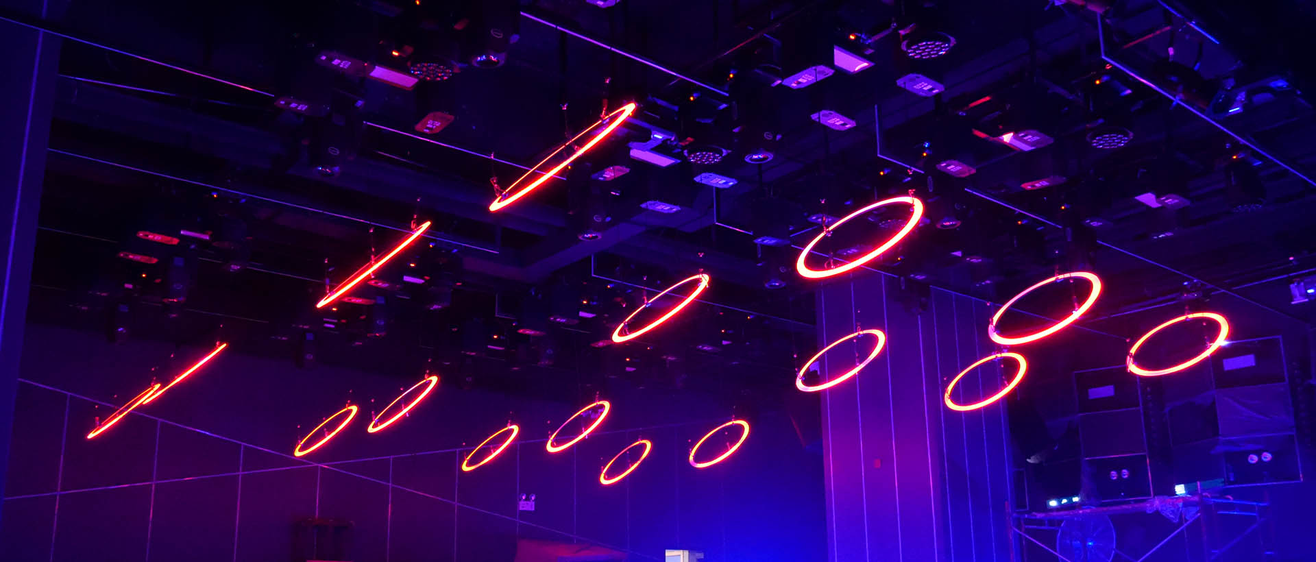 2020 Kinetic LED Ring for club lounge bar project (3)