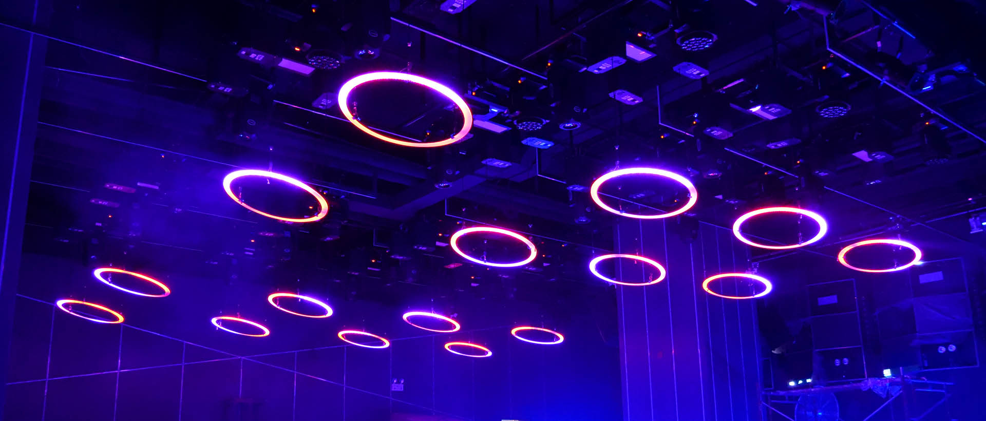 2020 Kinetic LED Ring for club lounge bar project (4)