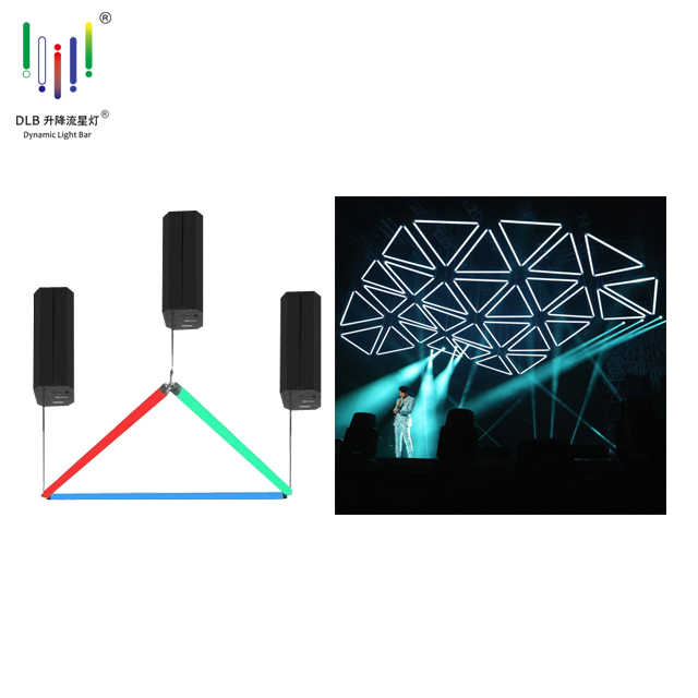 Lifting LED tube kinetic sculpture kinetic stage lights Featured Image